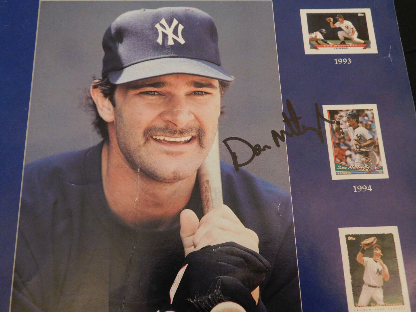 DON MATTINGLY Signed / Autographed 8x10 Don Mattingly Day Yankees Photo JSA COA