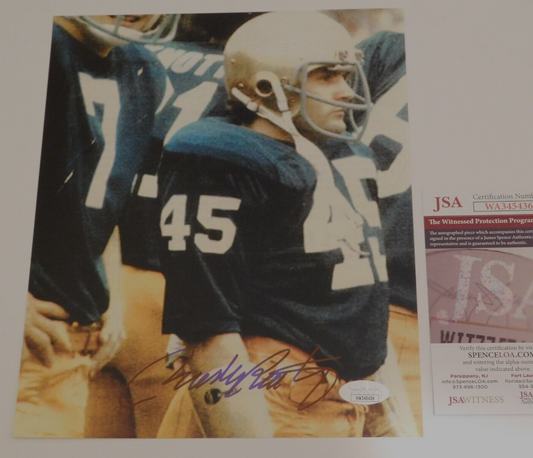 Rudy Ruettiger Signed Autographed 8x10 Photo Notre Dame Fighting Irish JSA COA C