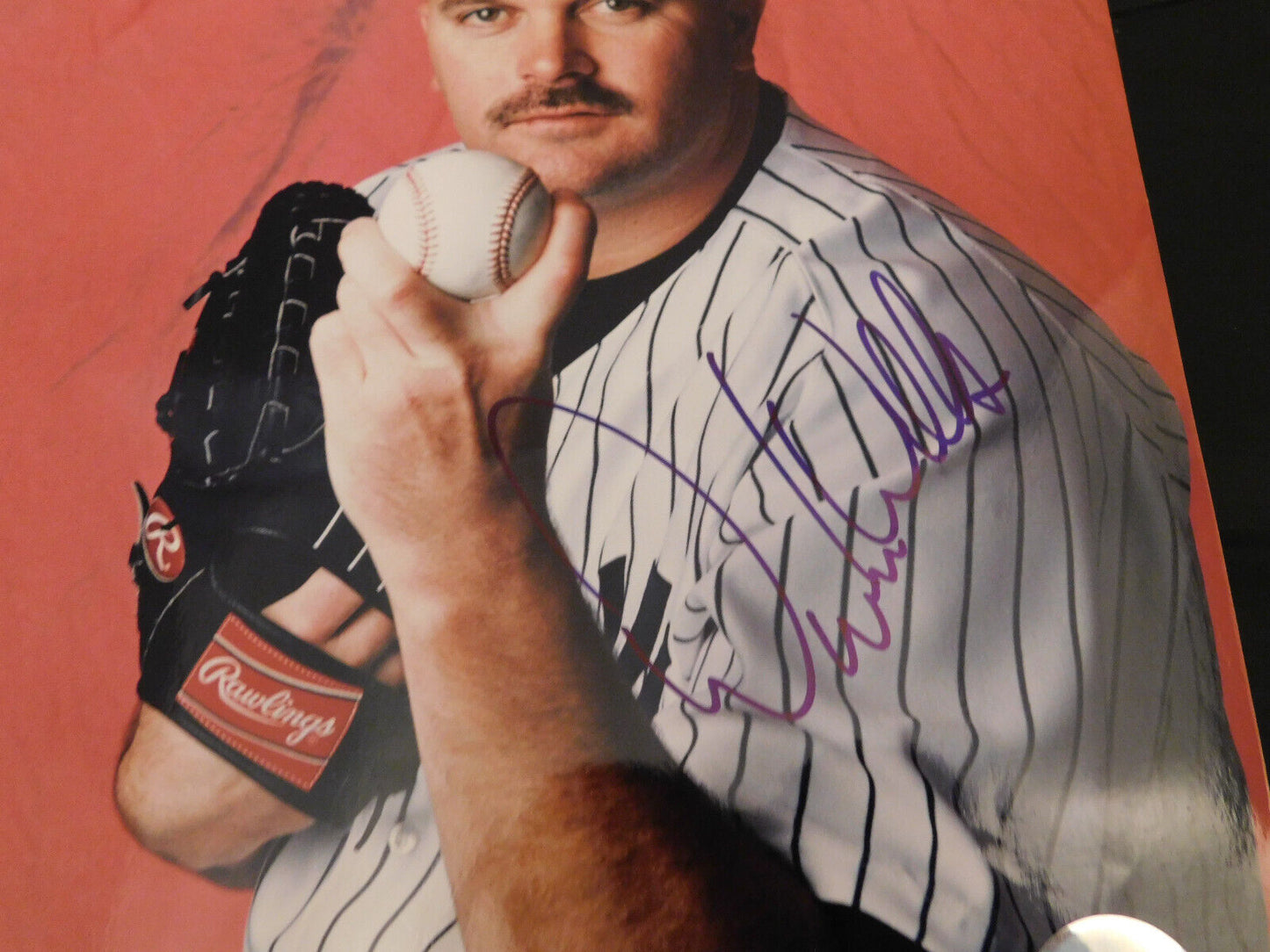 DAVID WELLS Signed / Autographed 8x10 New York Yankees Photo JSA COA