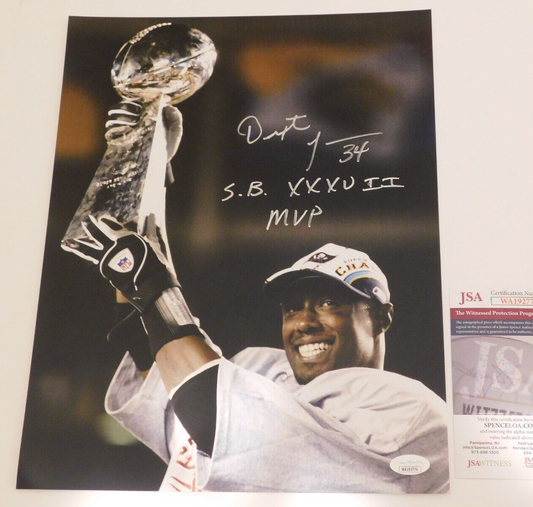 Dexter Jackson Signed Autographed 11x14 Photo Tampa Bay Buccaneers Super Bowl MVP JSA COA