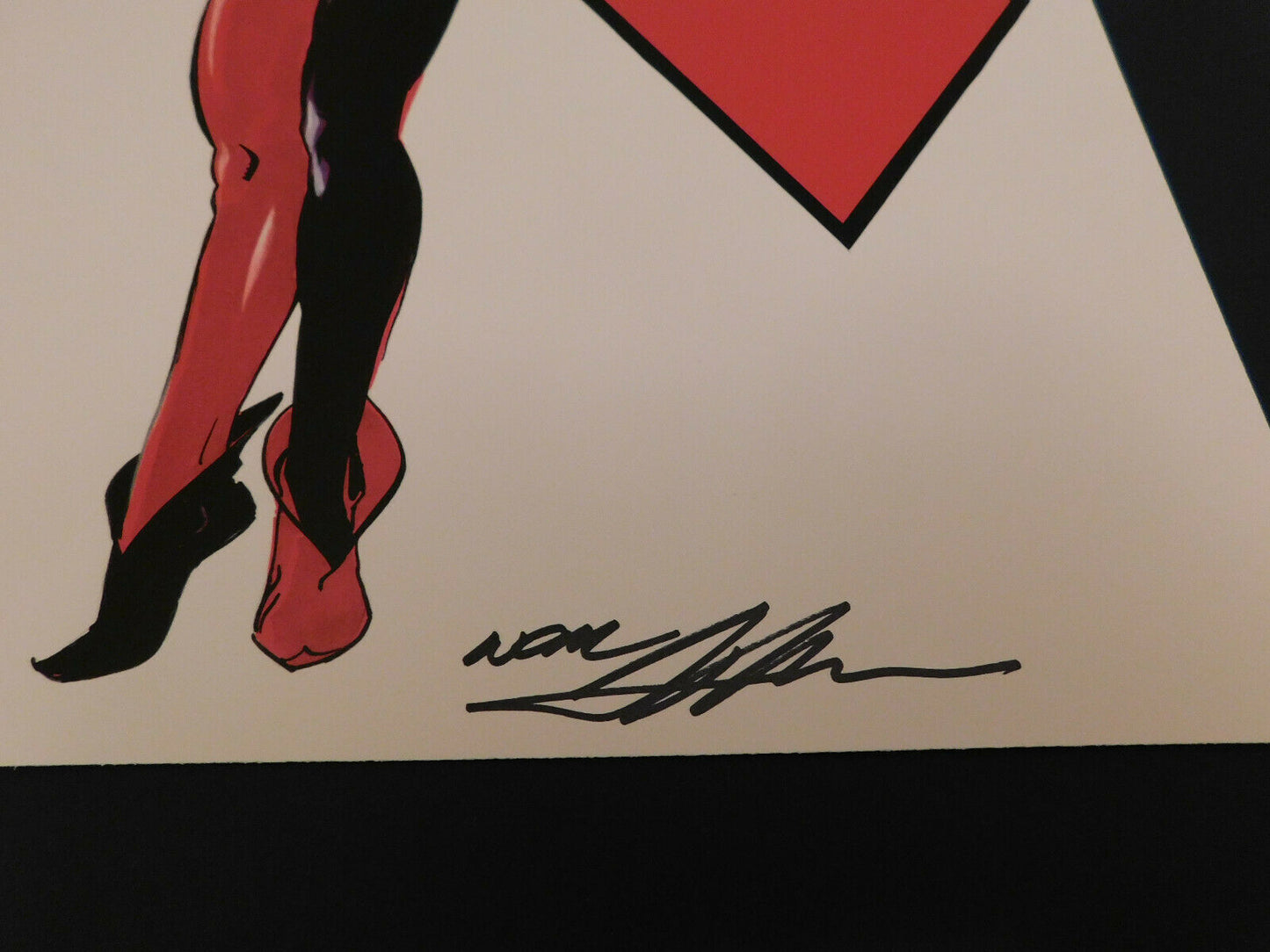 Neal Adams Signed 11x14 Harley Quinn Print Guaranteed To Pass JSA, PSA, BAS