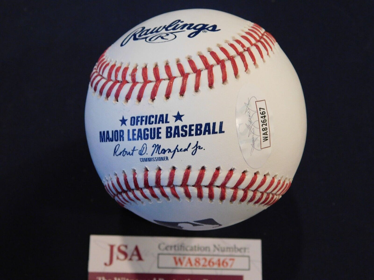 STEVEN KWAN Signed / Autographed Official Major League Baseball JSA COA Cleveland Guardians Star