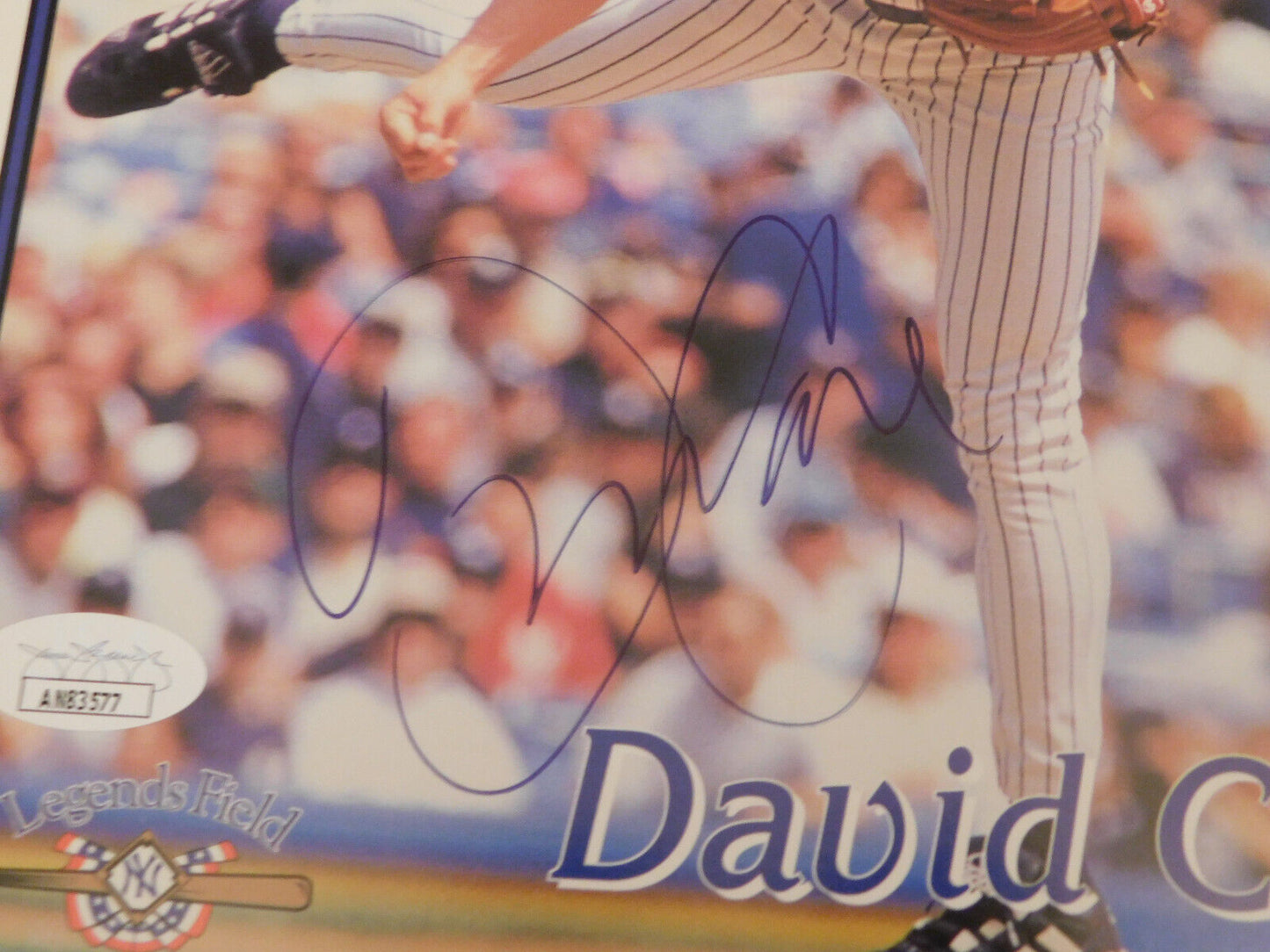 DAVID CONE Signed 2000 Collectors Series 8x10 Photo New York Yankees JSA COA