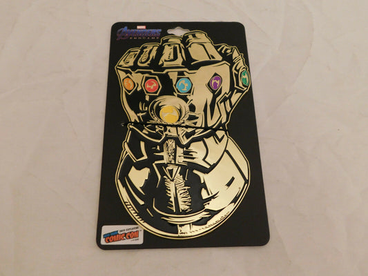 Avengers Endgame Toynk 6" Infinity Gauntlet Magnet Pin 2019 NYCC Exclusive LE