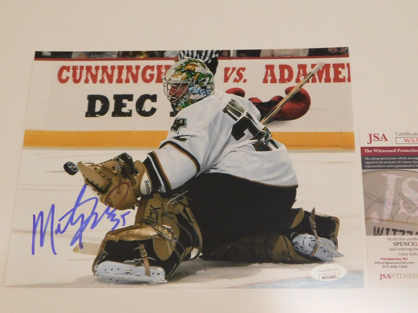 Marty Turco Signed Autographed 8x10 Photo Dallas Stars JSA COA