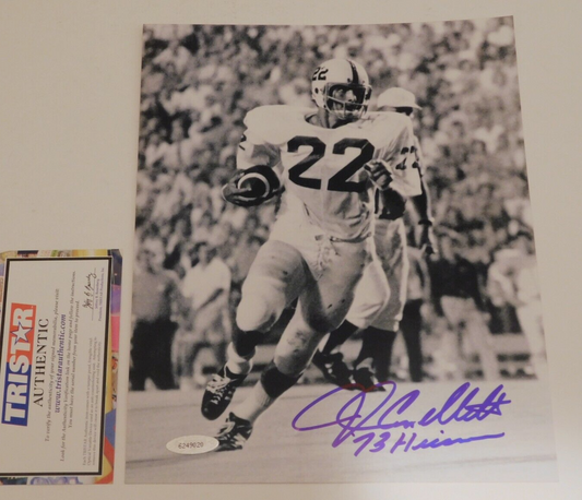 John Cappelletti Signed Autographed 8x10 Photo Penn State Tristar COA Heisman