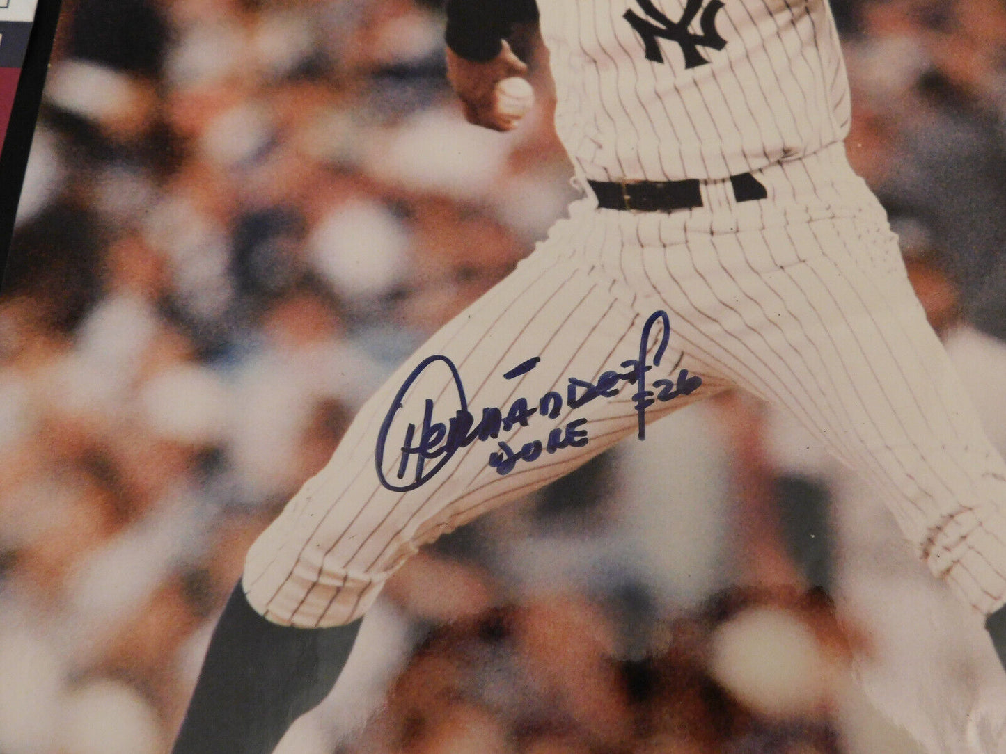 ORLANDO HERNANDEZ Signed / Autographed 8x10 New York Yankees Photo JSA COA