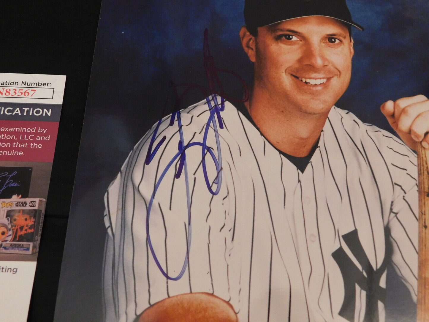 TINO MARTINEZ Signed / Autographed 8x10 New York Yankees Team Photo JSA COA