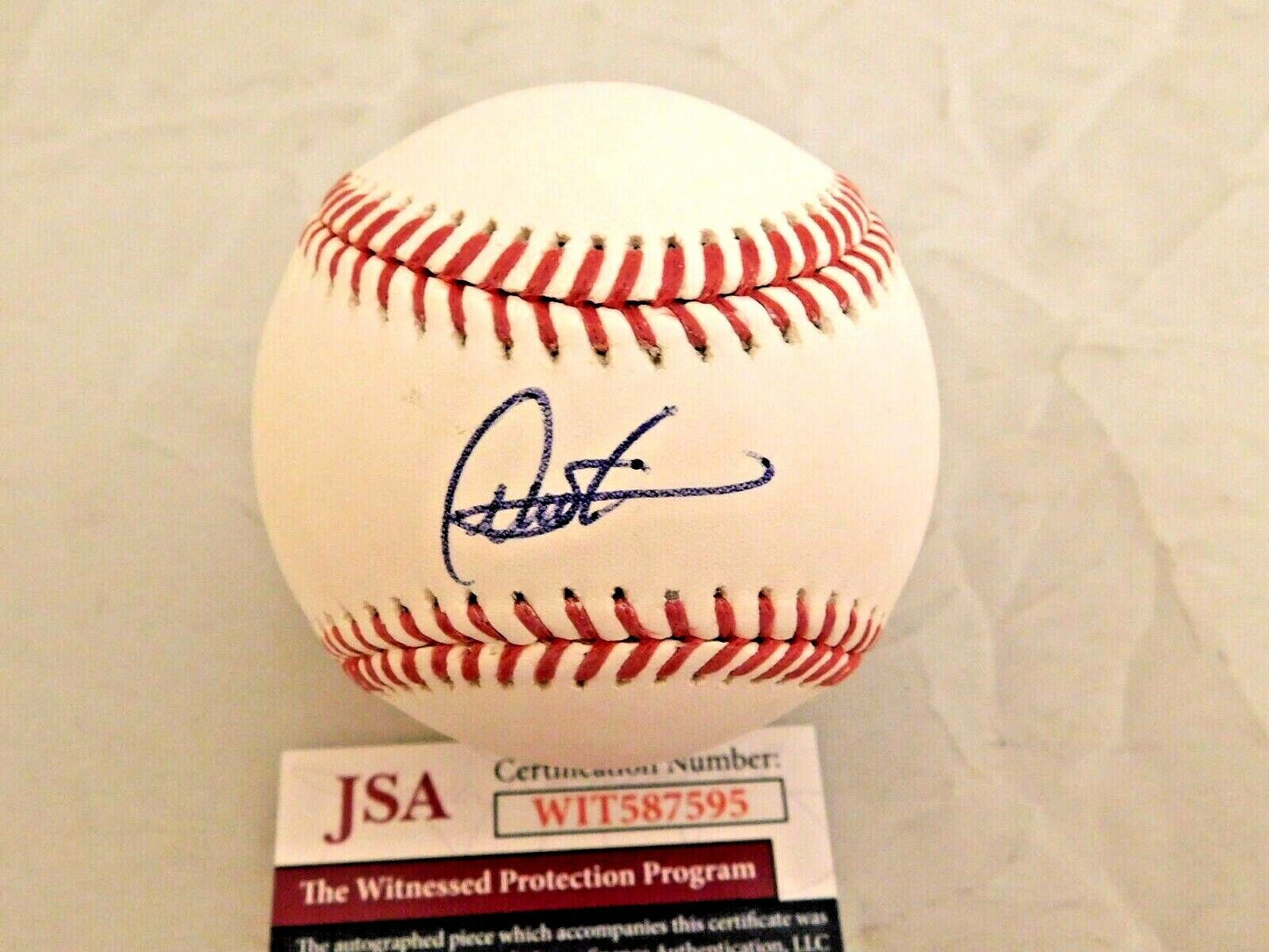 Deivi Garcia Signed / Autographed Official Major League Baseball JSA COA