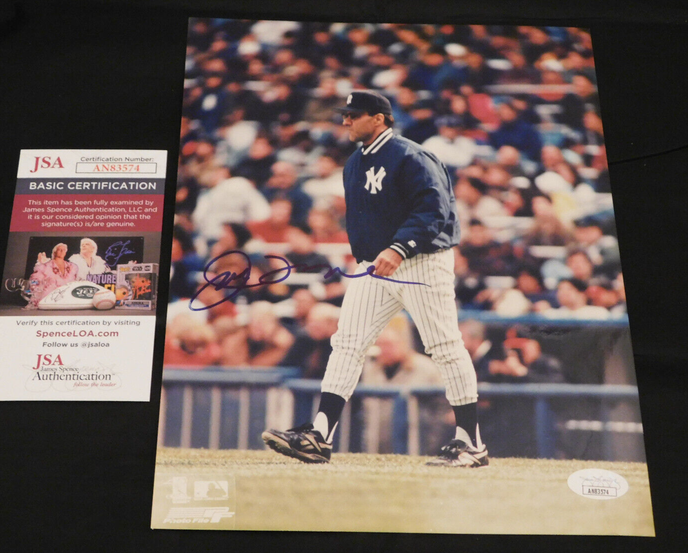 JOE TORRE Signed / Autographed 8x10 Photo New York Yankees HOF JSA COA