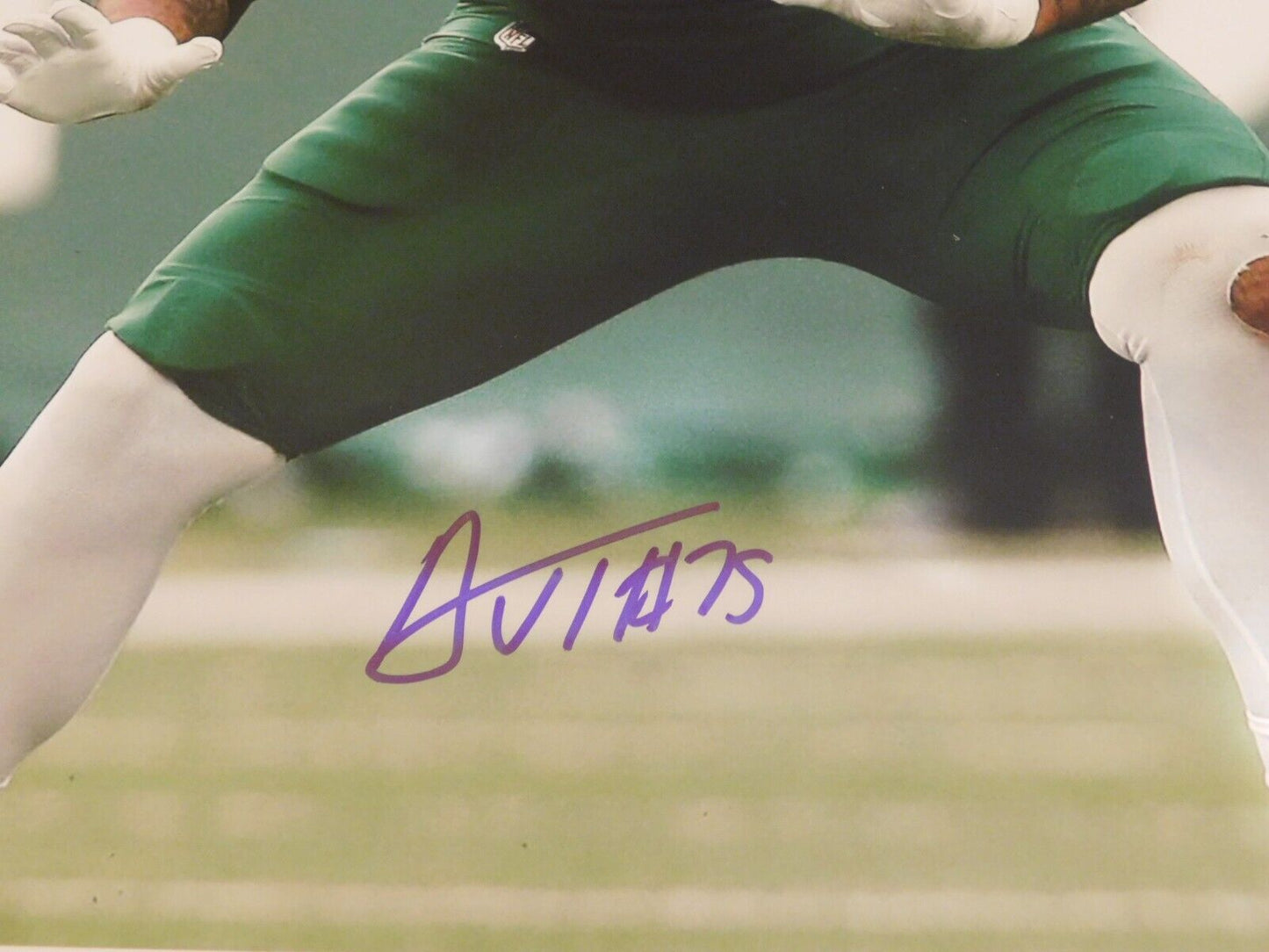 Alijah Vera-Tucker Signed Autographed 11x14 Photo New York Jets USC JSA COA (E)